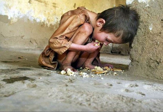 1 житель Земли из 6 живёт в нищете и голодает