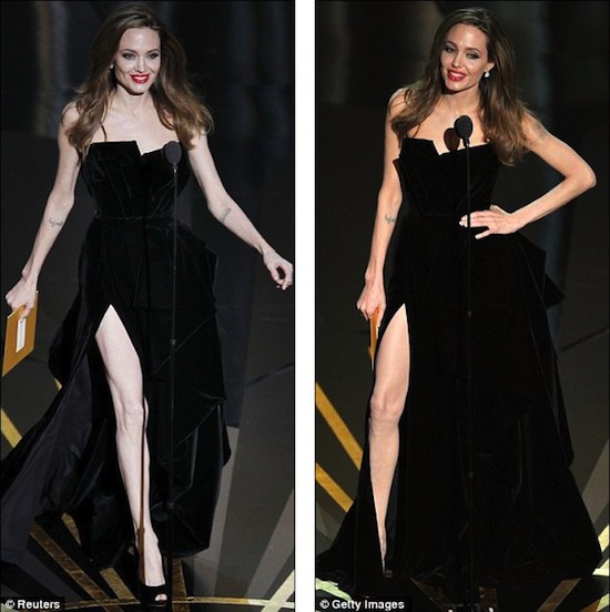 У правой ноги Анджелины Джоли есть собственный микроблог