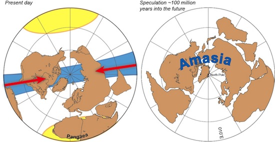 Через 50-200 миллионов лет все континенты Земли сдвинутся в один континент — Амазию
