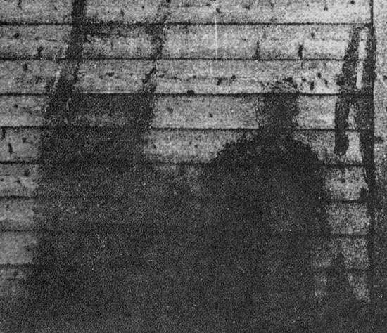 Изображения силуэтов предметов в местах ядерного взрыва называются «Тени Хиросимы»