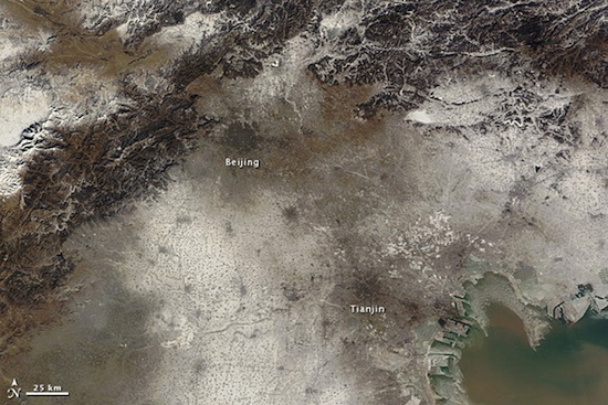 Большинство китайских городов переживают период наибольшей загрязнённости воздуха за свою историю