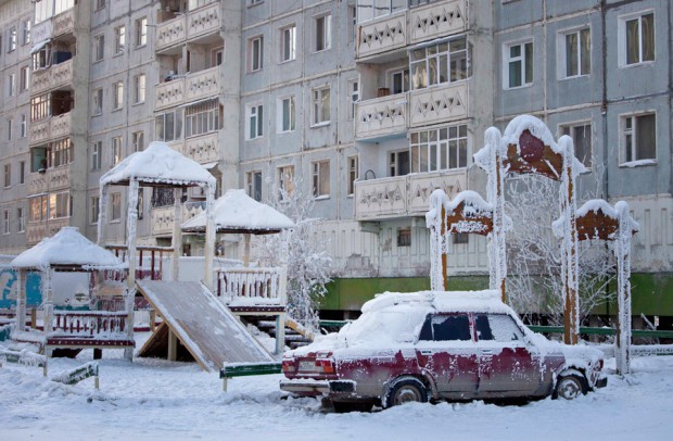 Оймякон — самый холодный посёлок в России и один из самых холодных населённых пунктов мира