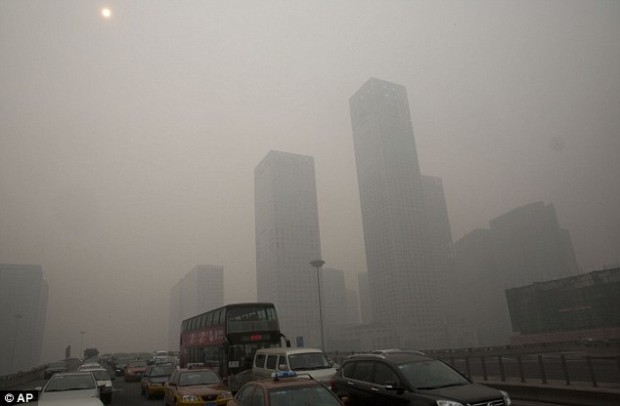 Из-за смога в Пекине остановился процесс фотосинтеза у растений