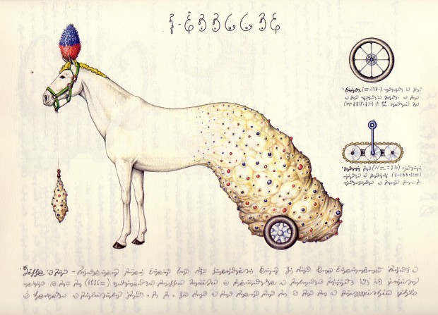 Codex Seraphinianus — энциклопедия на неизвестном языке, проиллюстрированная невозможными вещами