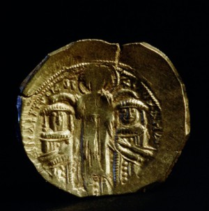 Золотая монета 13-го века