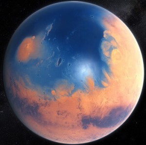Марс 4,5 миллиарда лет назад