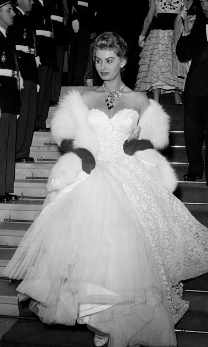 Софи Лорен на Каннском кинофестивале, 1955