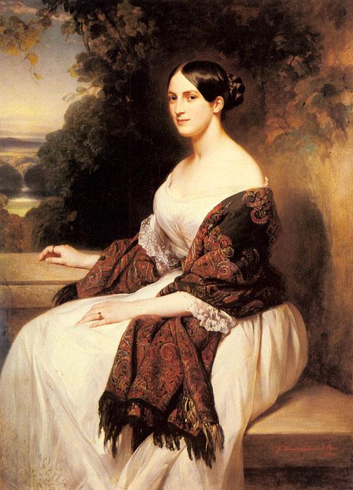 Портрет мадам Акерман, жены главного министра финансов короля Луи Филиппа