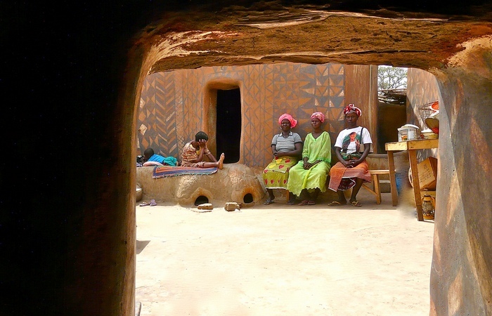 Жители деревни