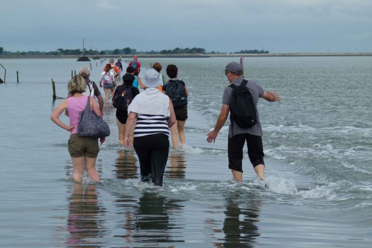 Эта поразительная дорога два раза в сутки погружается под воду!