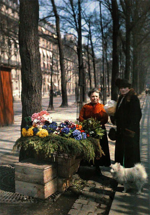 Эти редкие цветные фото Парижа были сделаны 100 лет назад и они удивительны!