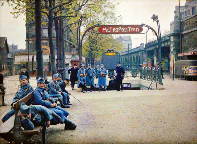 Эти редкие цветные фото Парижа были сделаны 100 лет назад и они удивительны!