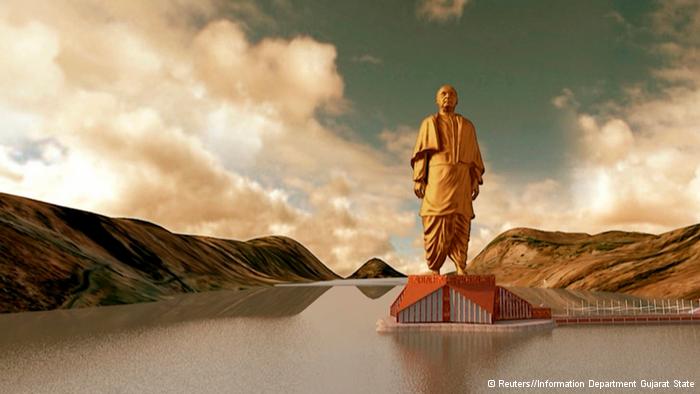 В Индии планируется построить самую большую статую в мире — почти 200 м высотой
