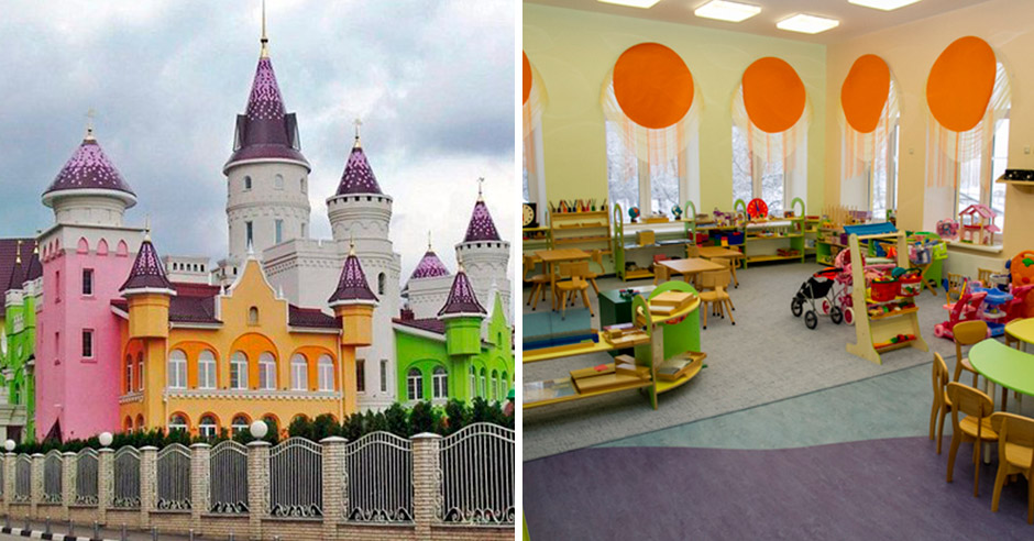 Детский сад в виде сказочного замка в Московской области вызвал в интернете настоящий ажиотаж