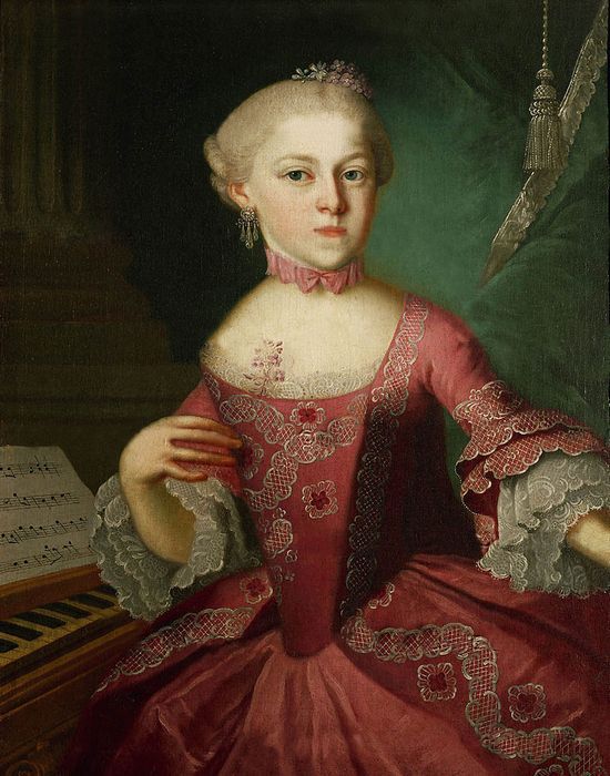 Мало кто знает, что у Моцарта была талантливая сестра! Знакомьтесь, Мария Анна Моцарт