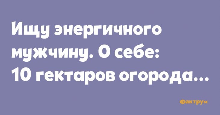 Анекдот о поиске энергичного мужчины