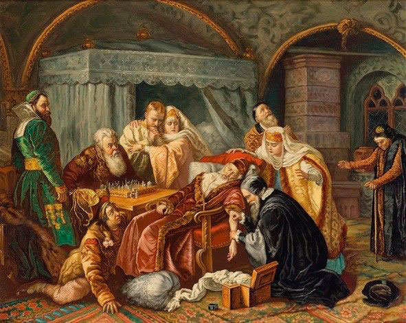 From which Tsar Ivan the Terrible actually died?