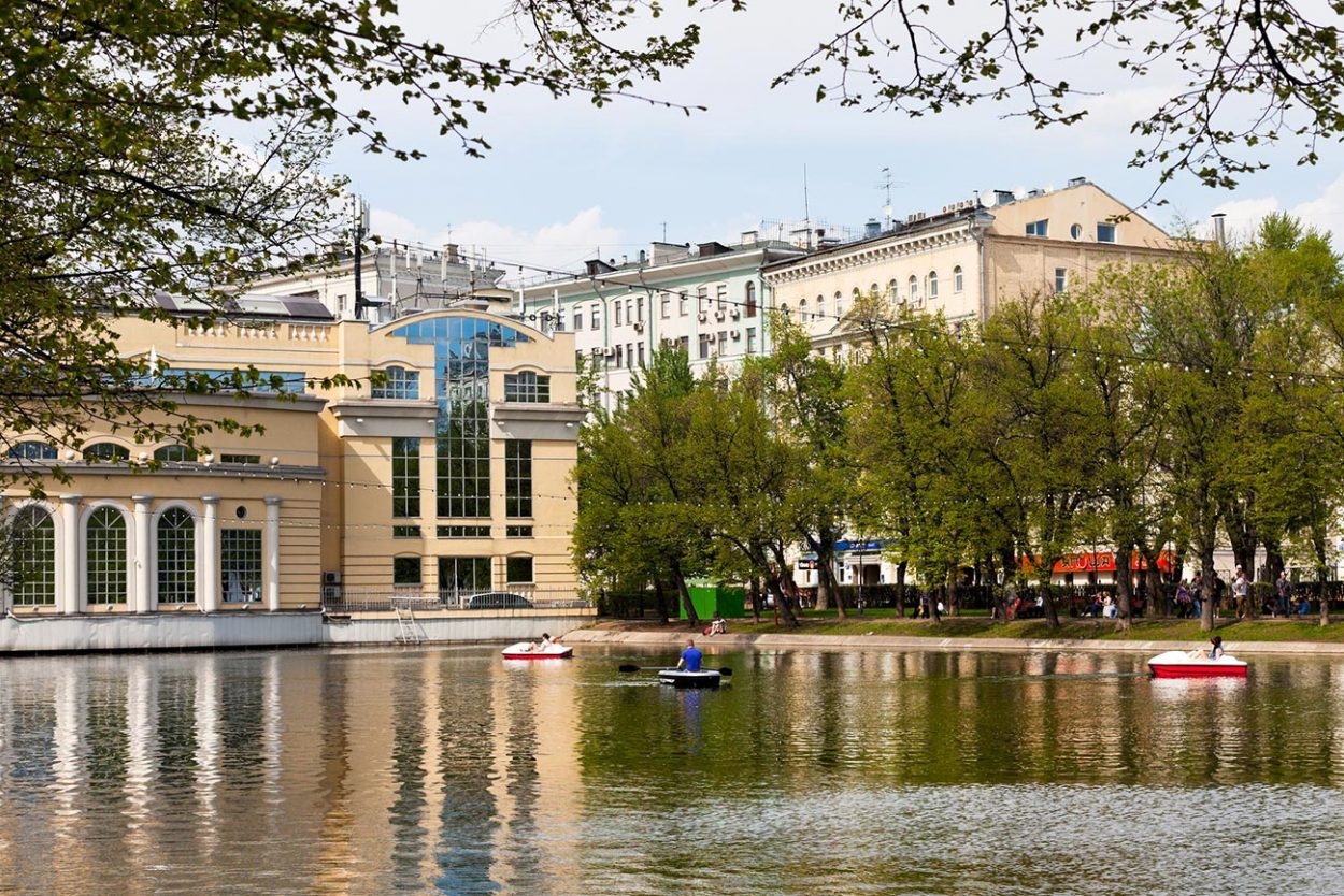 Чистые пруды, Москва.