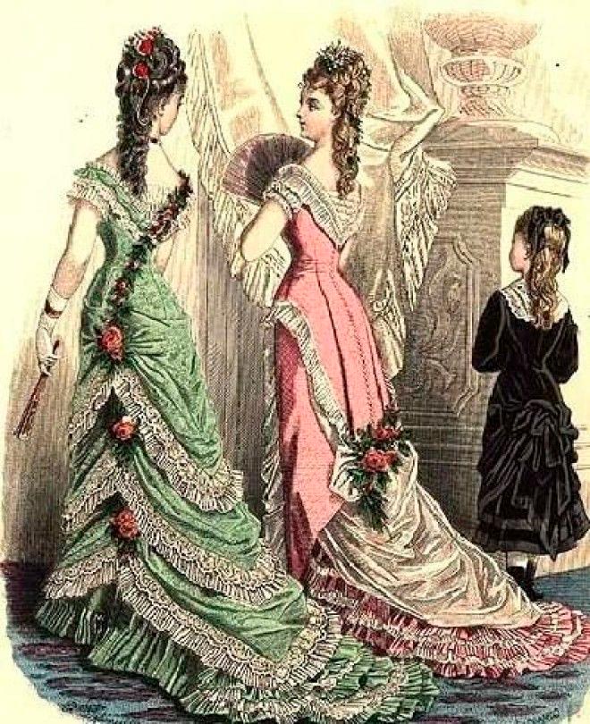 Платья Викторианской эпохи