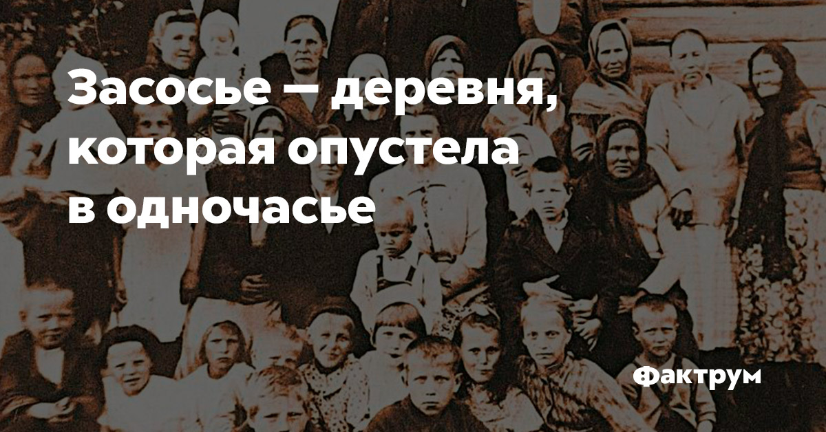 Засосье — деревня, которая опустела в одночасье