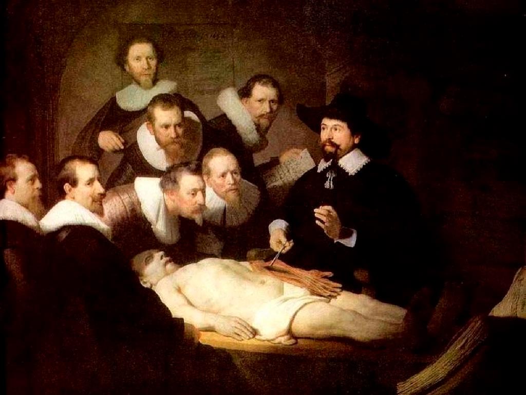 Картина Рембранта «Урок анатомии доктора Тульпа».