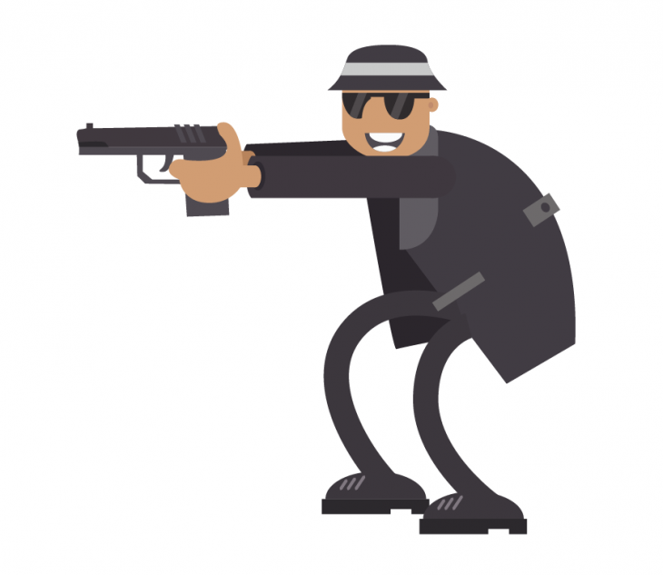 Анекдот про то, как преступник дочке судьи в любви признавался