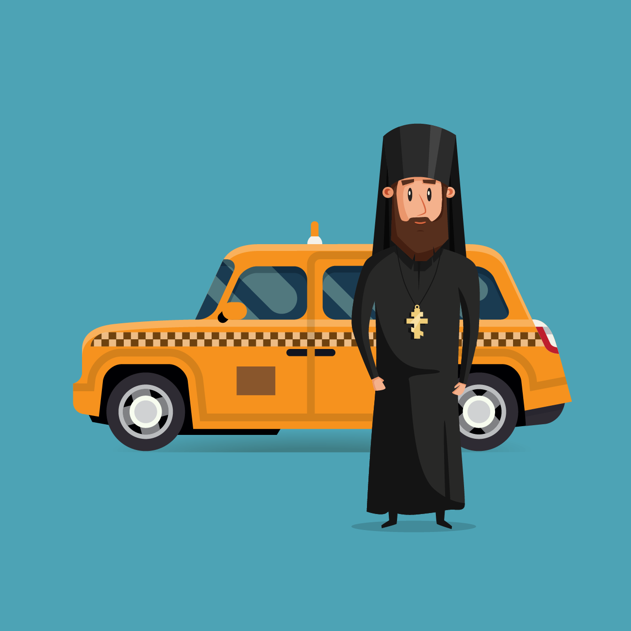 Таксист батюшка. Православное такси. Священник таксист. Батюшка с таксистом. Батюшка такси карикатура.