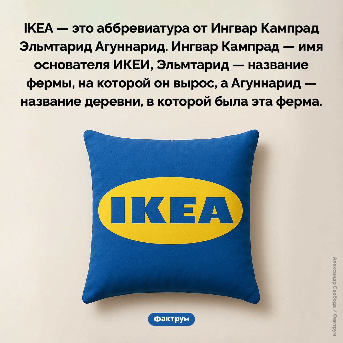 Что означает название «IKEA»