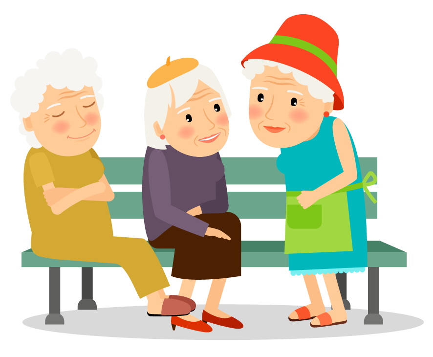 Иллюстрации три старушки на скамейке. Бабули на скамейке рисунок. Мультяшные бабушки. Бабушки на лавке рисунок.