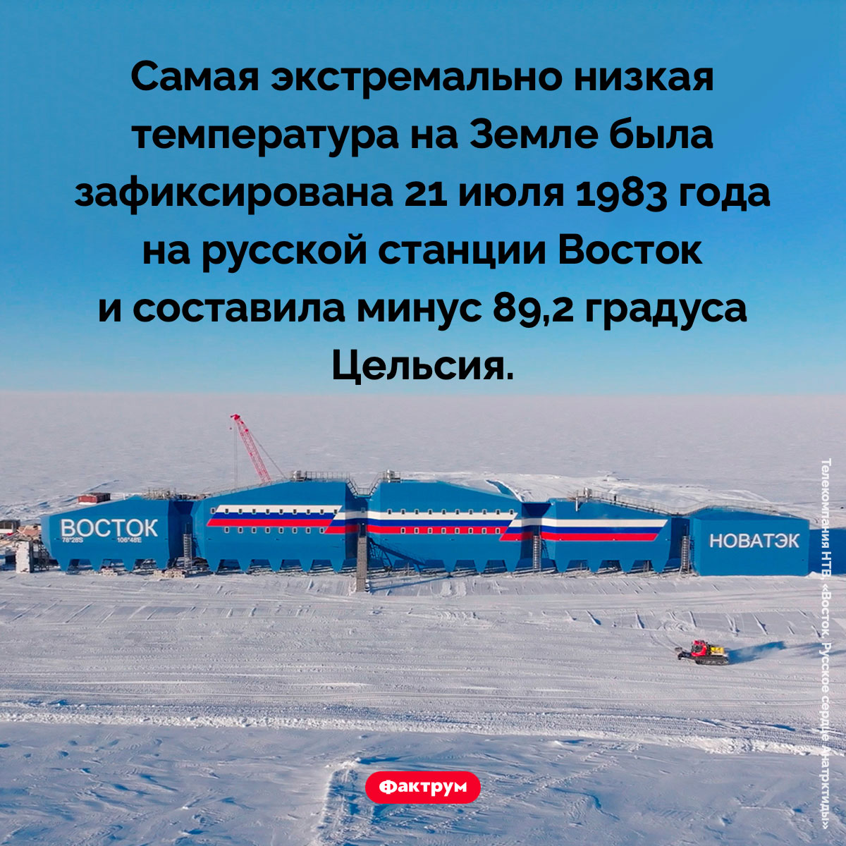Самая холодная точка на Земле