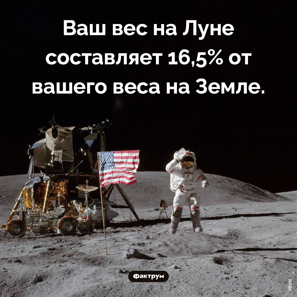 Вес на Луне