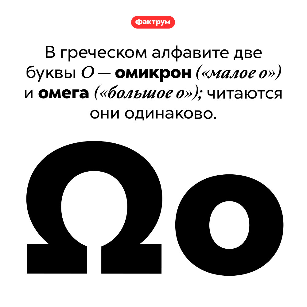 Что такое омикрон. В греческом алфавите две буквы О — омикрон («малое о») и омега («большое о»); читаются они одинаково.