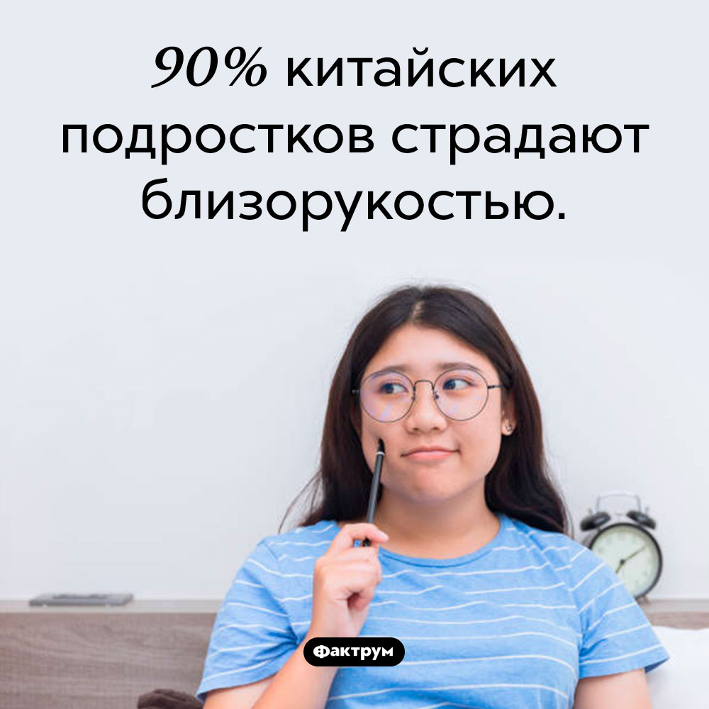 Близорукость в Китае