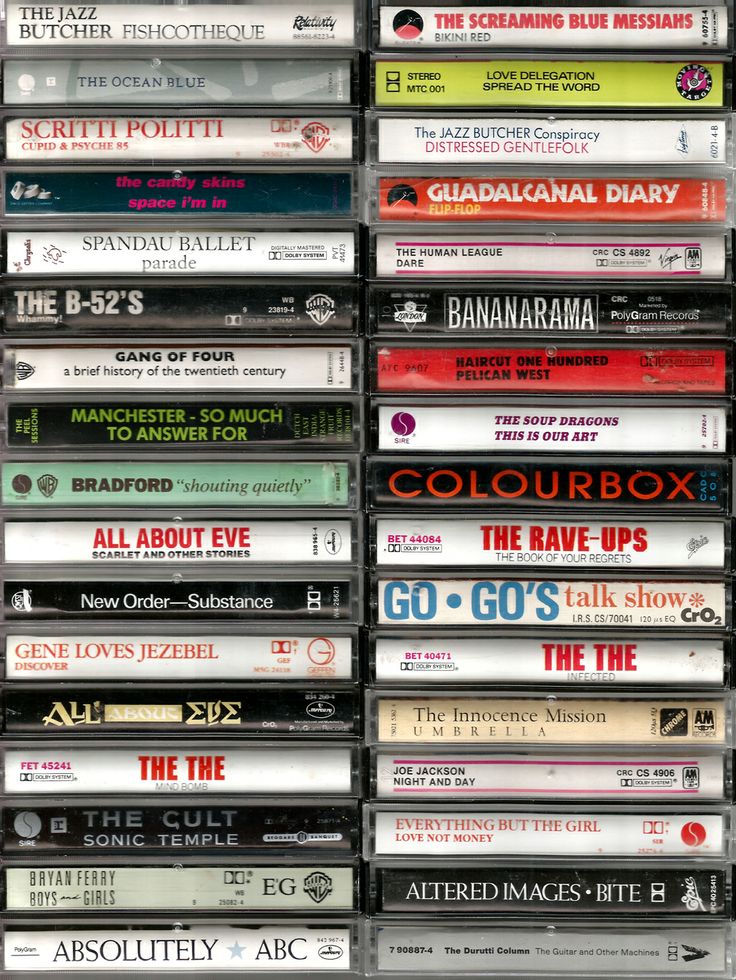 Утраченное искусство кассетного дизайна 1980-х годов