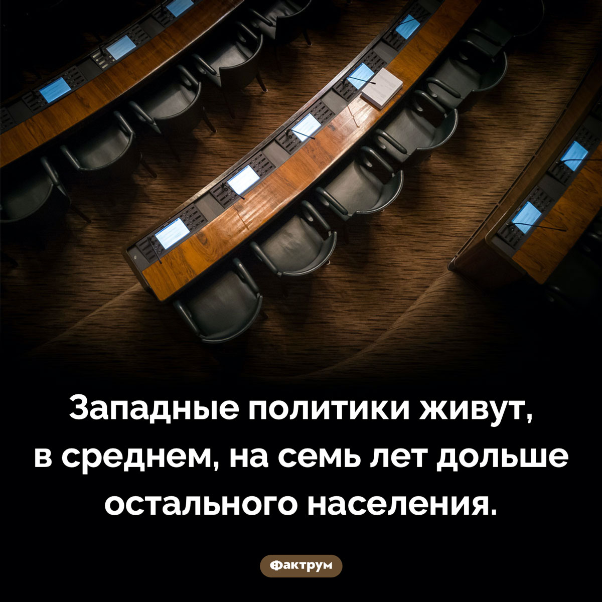 Политики живут дольше всех. Западные политики живут, в среднем, на семь лет дольше остального населения.