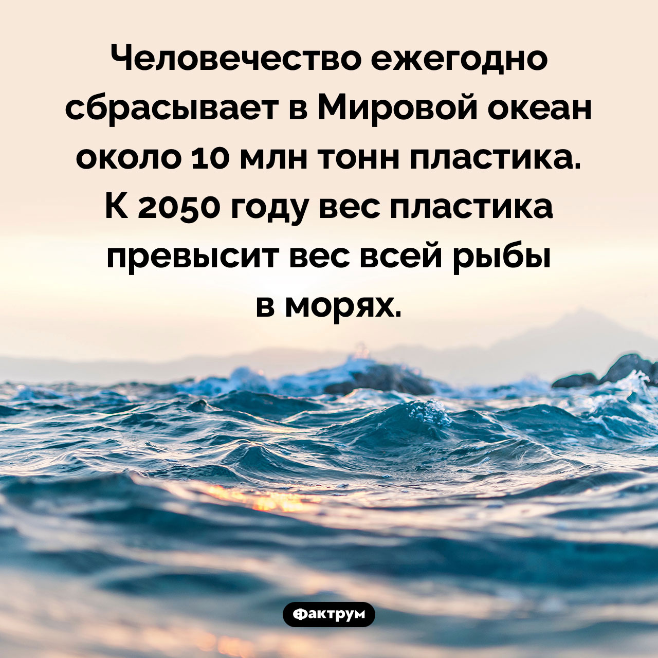 Сколько пластика попадает в океан