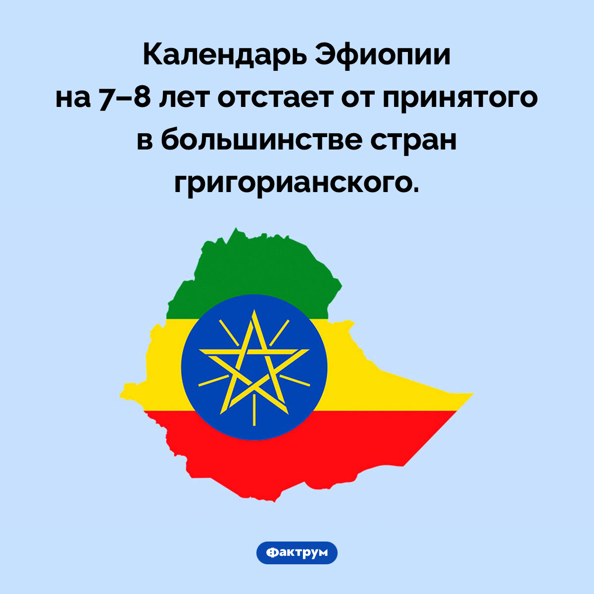 Уникальный эфиопский календарь. Календарь Эфиопии на 7–8 лет отстает от принятого в большинстве стран григорианского.