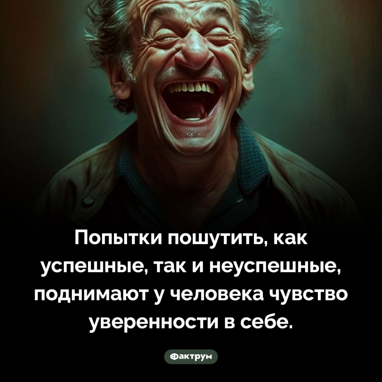 Неудачные шутки тоже полезны. Попытки пошутить, как успешные, так и неуспешные, поднимают у человека чувство уверенности в себе.