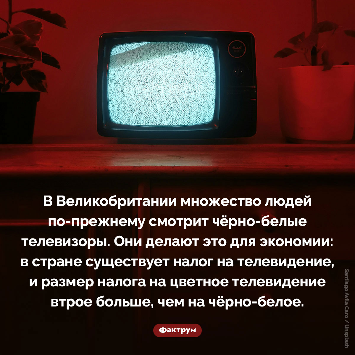 Почему англичане смотрят чёрно-белые телевизоры