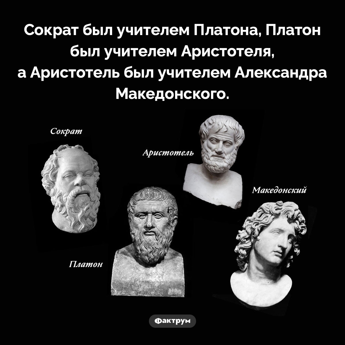 У великих древних греков были великие учителя
