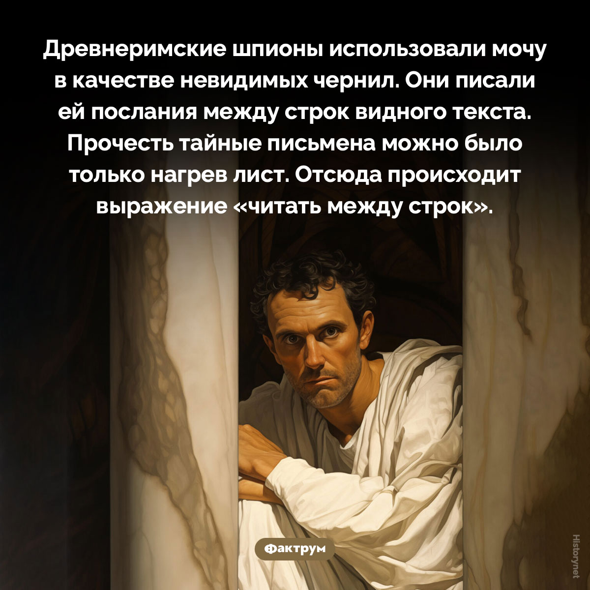Моча в качестве невидимых чернил