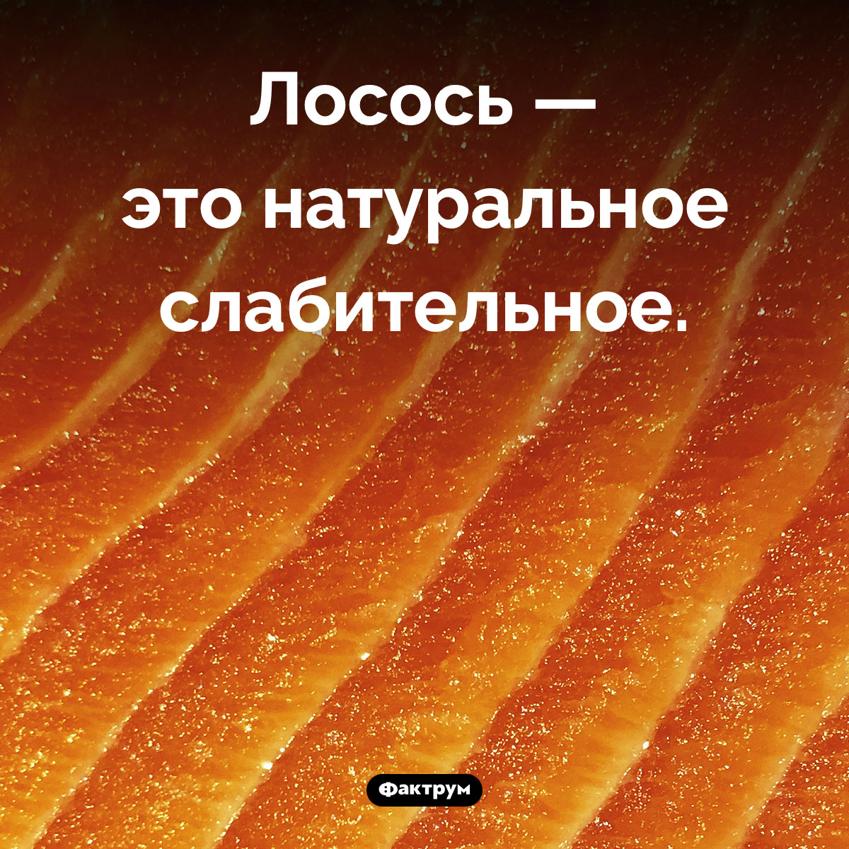 Неожиданная польза (или вред) лосося. Лосось — это натуральное слабительное.