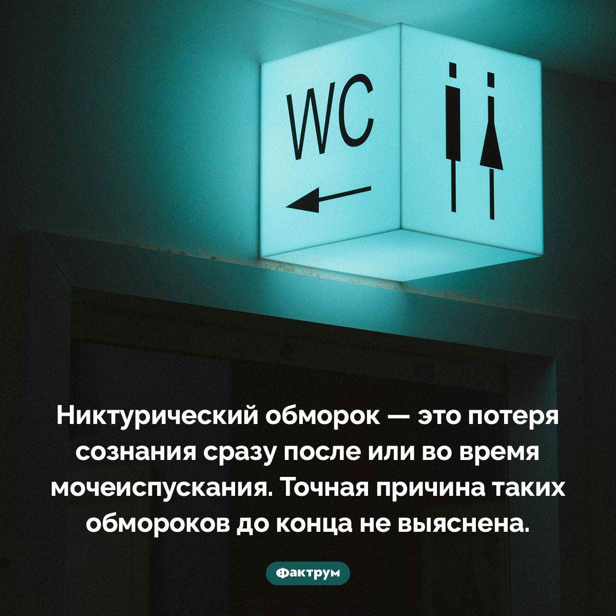 Что такое «никтурический обморок». Никтурический обморок — это потеря сознания сразу после или во время мочеиспускания. Точная причина таких обмороков до конца не выяснена.