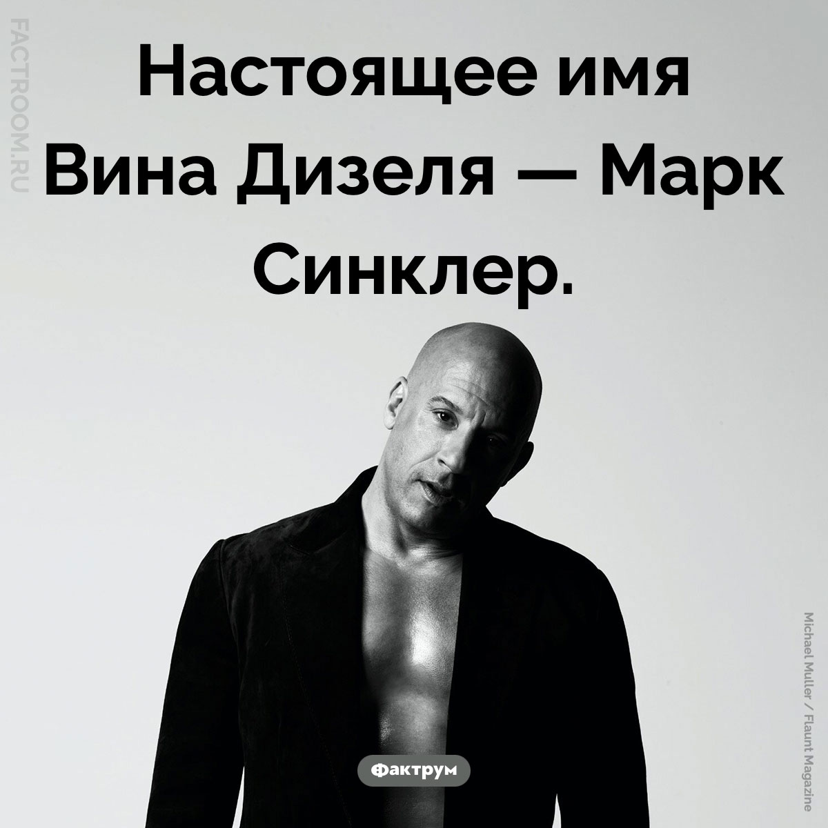 Настоящее имя Вина Дизеля. Настоящее имя Вина Дизеля — Марк Синклер.