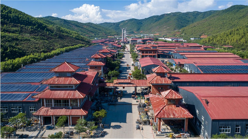 Экологичное производство в Китае с элементами рециклинга