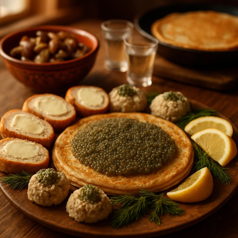 Традиционные русские блюда с щучьей икрой