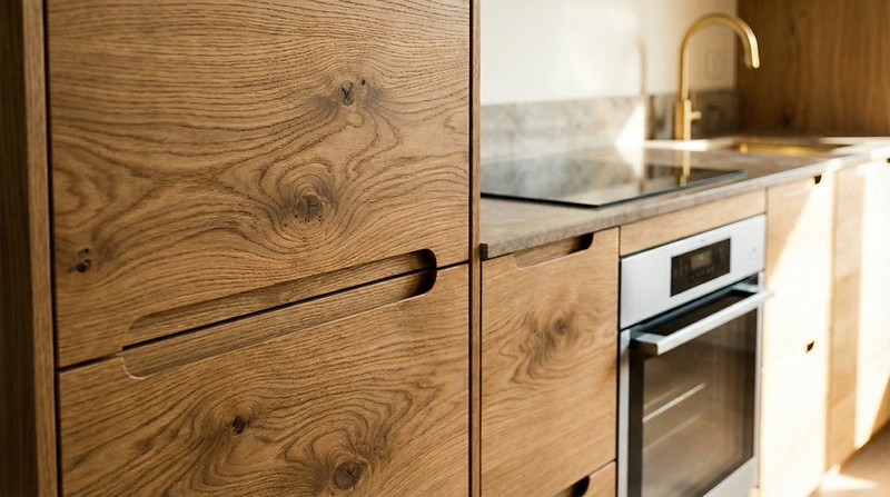 кухня из массива дерева