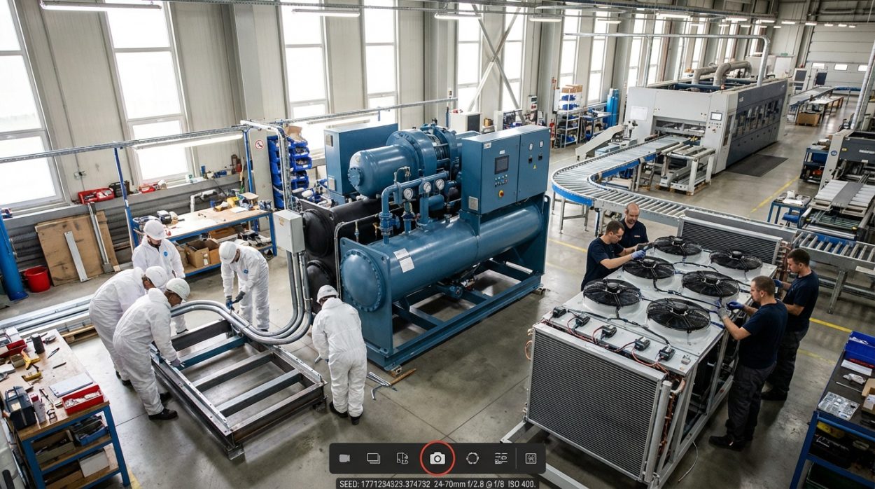 Этапы интеграции чиллера в производственную систему