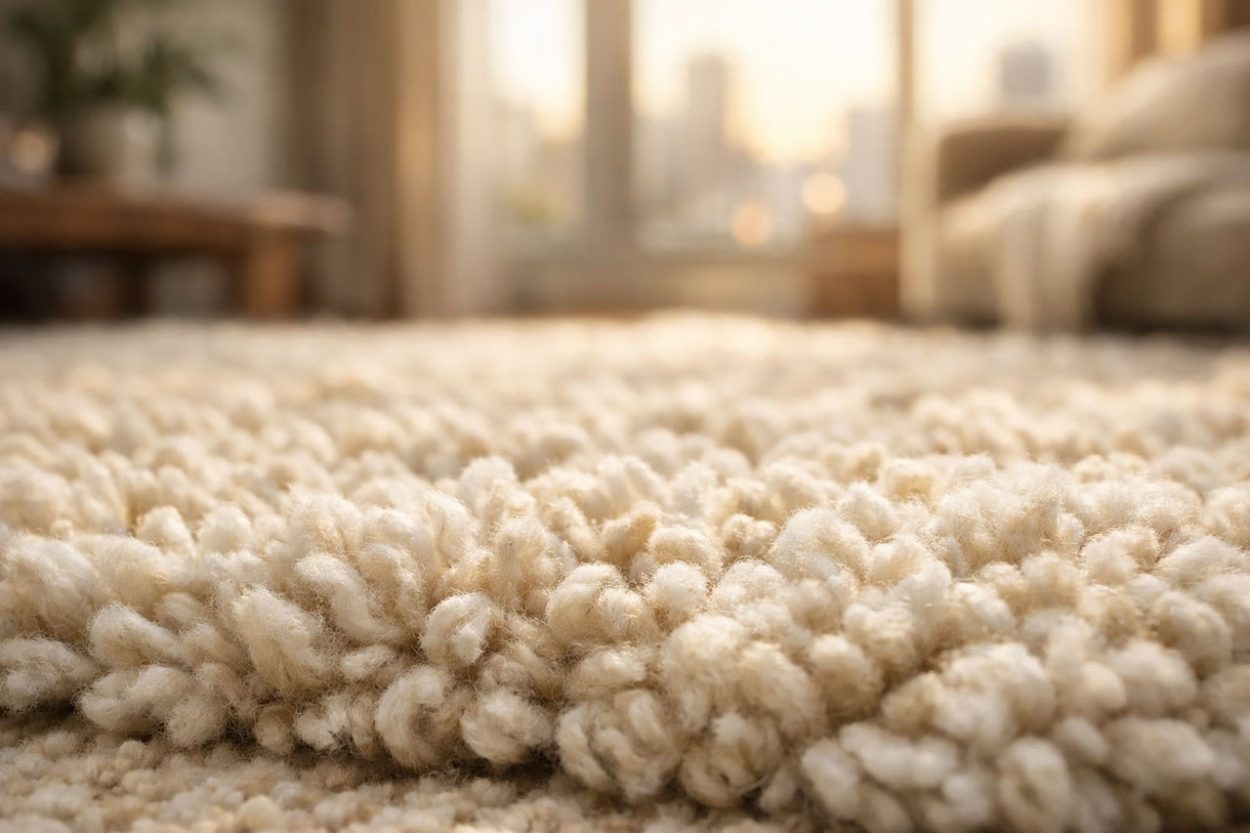 почему шерстяной ковер лучше