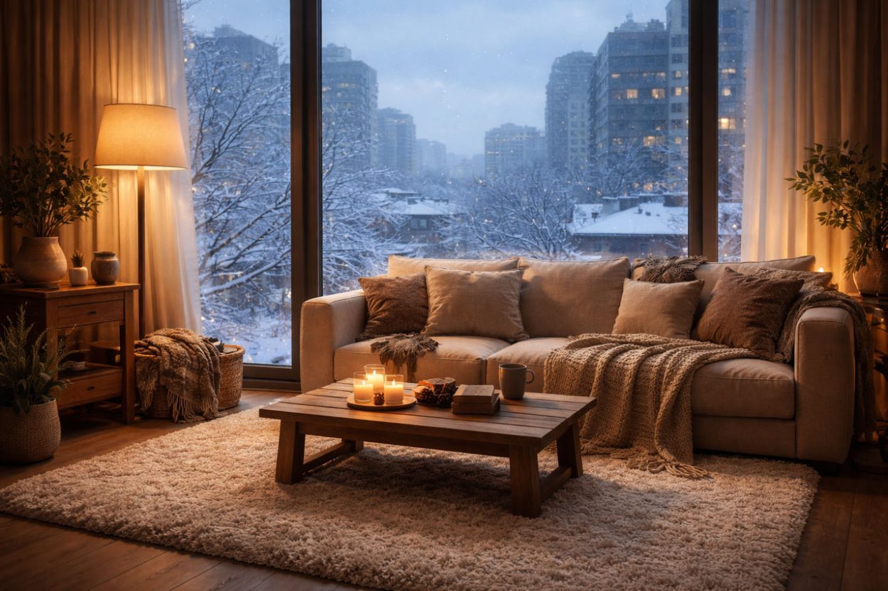 ковер в холодном климате